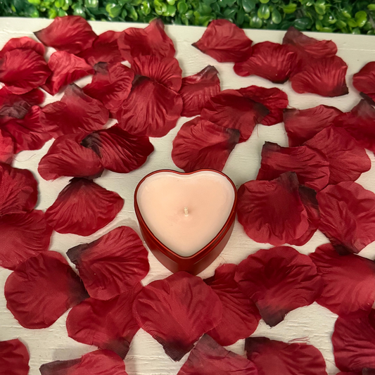 Tea Light Heart Tins