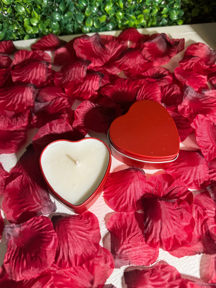 Tea Light Heart Tins