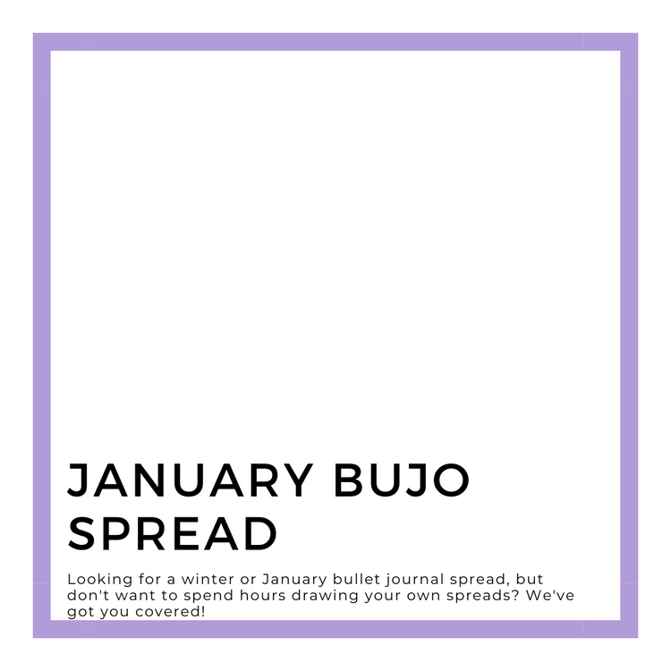 January Bullet Journal Spread | PLUS Bonus Pages New Year Goal Planning