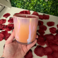 Pink Iridescent Candle