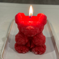 Rose Bear Candle