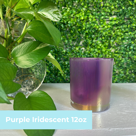 Custom Candle Order - Purple Iridescent 12 oz
