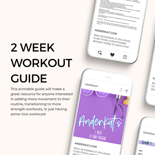 2 Week Workout Guide