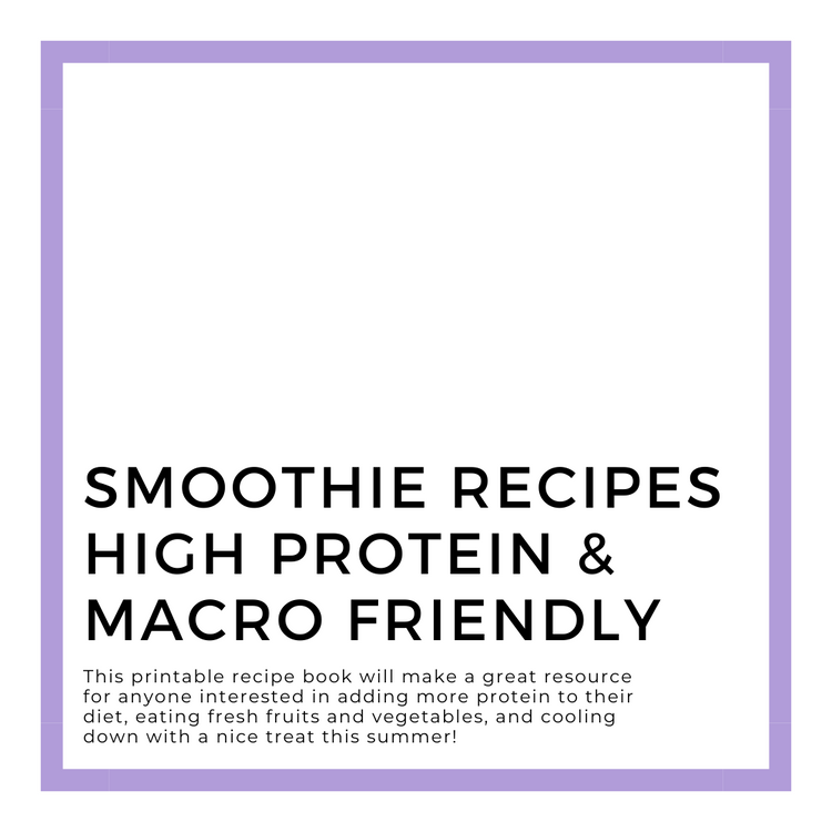 Smoothie Recipes High Protein and Macro Friendly