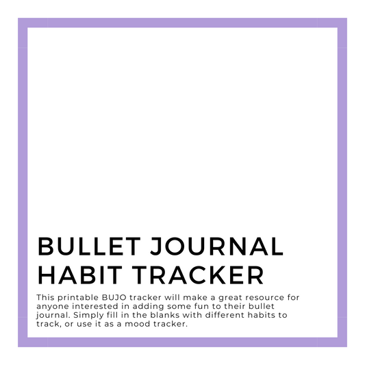 Bullet Journal Habit Tracker
