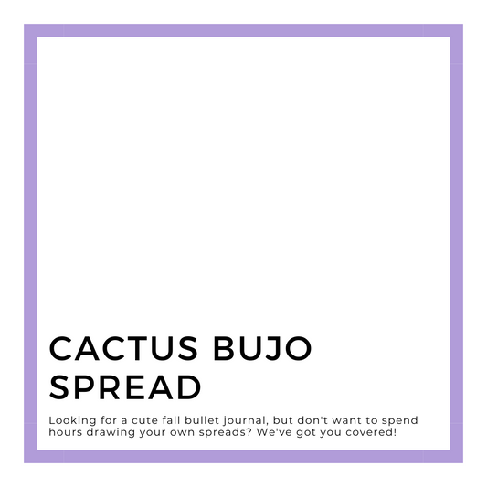 Cactus BuJo Spread
