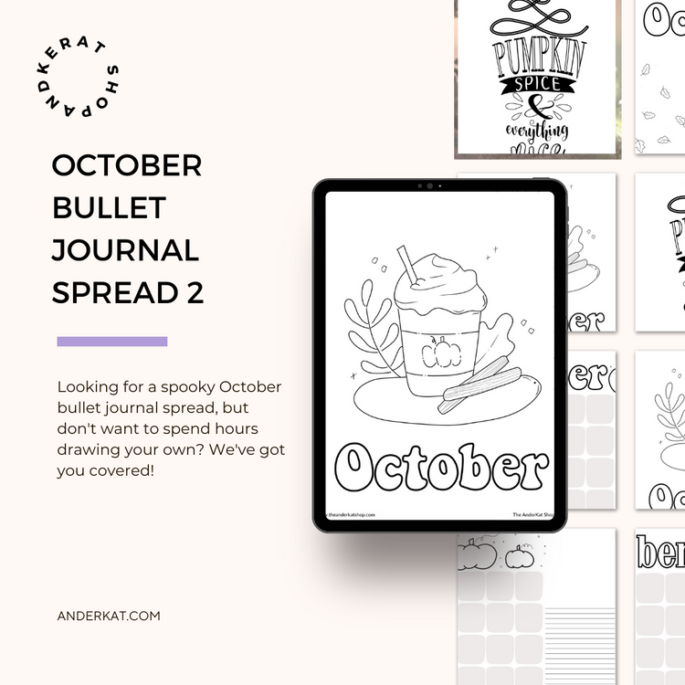 October Bullet Journal Spread 2