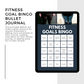 Fitness Goal Bingo Bullet Journal PDF Download